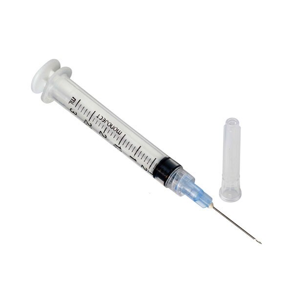 3ml 25gx11/2 NonSafety Syringe Luer Lock Nipro MedSTAT